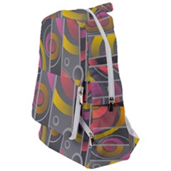 Abstract Colorful Background Grey Travelers  Backpack by HermanTelo