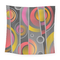 Abstract Colorful Background Grey Square Tapestry (large) by HermanTelo