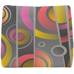 Abstract Colorful Background Grey Seat Cushion by HermanTelo