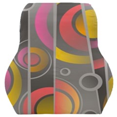 Abstract Colorful Background Grey Car Seat Back Cushion 