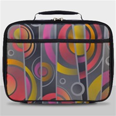 Abstract Colorful Background Grey Full Print Lunch Bag