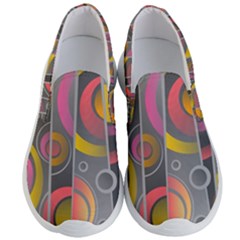 Abstract Colorful Background Grey Men s Lightweight Slip Ons by HermanTelo