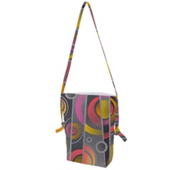 Abstract Colorful Background Grey Folding Shoulder Bag