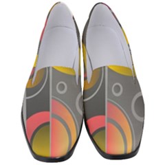 Abstract Colorful Background Grey Women s Classic Loafer Heels by HermanTelo