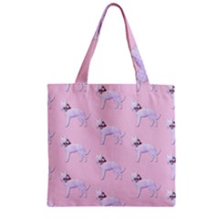 Dogs Pets Anima Animal Cute Zipper Grocery Tote Bag