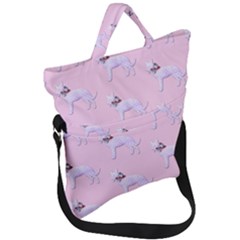 Dogs Pets Anima Animal Cute Fold Over Handle Tote Bag by HermanTelo