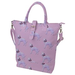 Dogs Pets Anima Animal Cute Buckle Top Tote Bag by HermanTelo