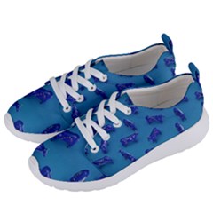 Cow Illustration Blue Women s Lightweight Sports Shoes