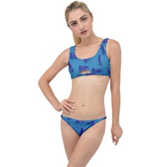 Cow Illustration Blue The Little Details Bikini Set