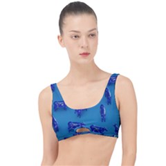 Cow Illustration Blue The Little Details Bikini Top