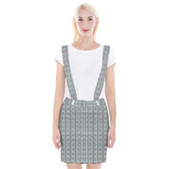 Pattern Shapes Braces Suspender Skirt