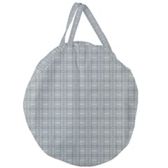 Pattern Shapes Giant Round Zipper Tote