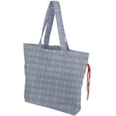 Pattern Shapes Drawstring Tote Bag