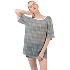 Pattern Shapes Oversized Chiffon Top by HermanTelo