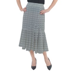 Pattern Shapes Midi Mermaid Skirt by HermanTelo