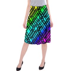 Background Texture Colour Midi Beach Skirt