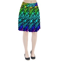 Background Texture Colour Pleated Skirt