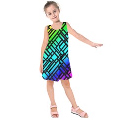 Background Texture Colour Kids  Sleeveless Dress