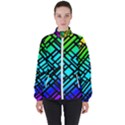 Background Texture Colour Women s High Neck Windbreaker View1