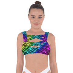 Background Texture Colour Bandaged Up Bikini Top by HermanTelo