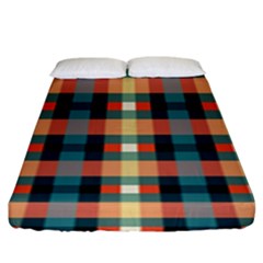 Texture Red Fitted Sheet (king Size)