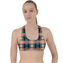 Texture Red Criss Cross Racerback Sports Bra View1