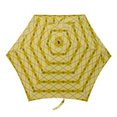 Pattern Pink Yellow Mini Folding Umbrellas by HermanTelo