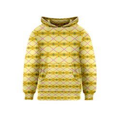 Pattern Pink Yellow Kids  Pullover Hoodie