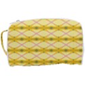 Pattern Pink Yellow Toiletries Pouch View3