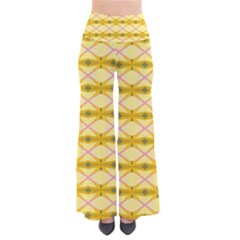 Pattern Pink Yellow So Vintage Palazzo Pants