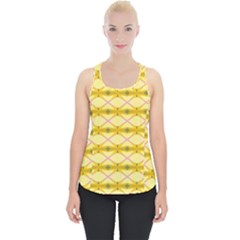 Pattern Pink Yellow Piece Up Tank Top by HermanTelo