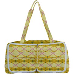 Pattern Pink Yellow Multi Function Bag by HermanTelo