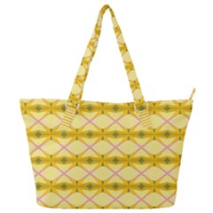 Pattern Pink Yellow Full Print Shoulder Bag