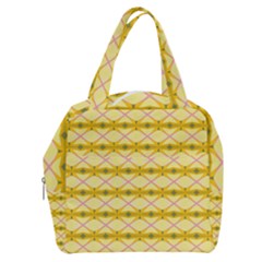 Pattern Pink Yellow Boxy Hand Bag