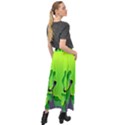 Slimed Velour Split Maxi Skirt View2