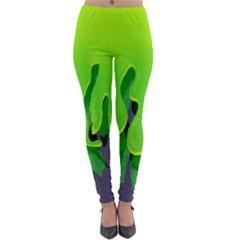 Slimed Lightweight Velour Leggings