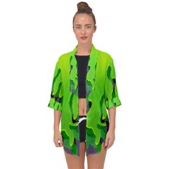 Slimed Open Front Chiffon Kimono by VeataAtticus