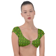 Ab 64 2 Cap Sleeve Ring Bikini Top