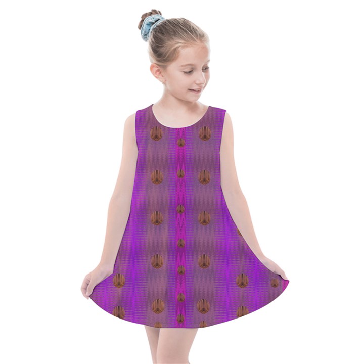 Peace Is Cool Again And Decorative Kids  Summer Dress