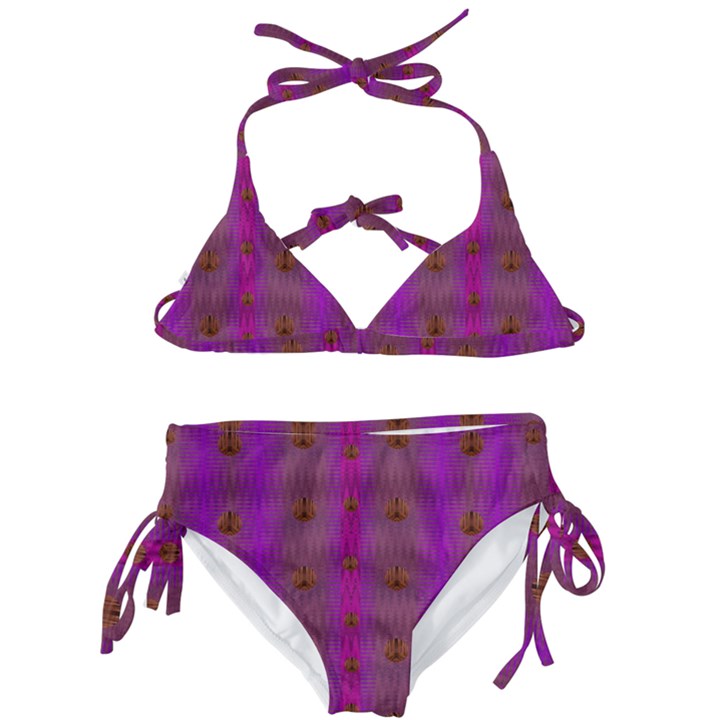 Peace Is Cool Again And Decorative Kids  Classic Bikini Set