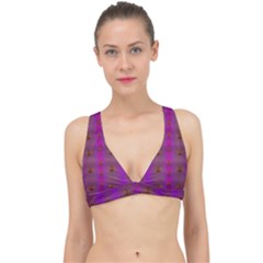 Peace Is Cool Again And Decorative Classic Banded Bikini Top