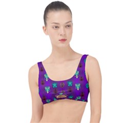 Peace Is Cool Again And Decorative Flowers The Little Details Bikini Top