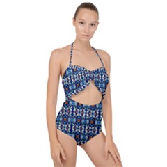 Ab 67 1 Scallop Top Cut Out Swimsuit