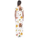 Thanksgiving Turkey pattern Short Sleeve Maxi Dress View2