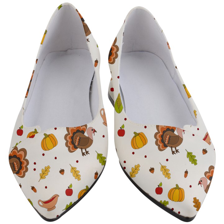 Thanksgiving Turkey pattern Women s Block Heels 