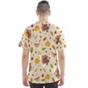 Thanksgiving Turkey pattern Men s Sports Mesh Tee View2