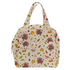 Thanksgiving Turkey Pattern Boxy Hand Bag