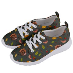 Thanksgiving Turkey Pattern Women s Lightweight Sports Shoes by Valentinaart