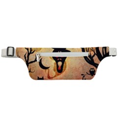 Funny Halloween Design, Pumpkin, Cat, Owl And Crow Active Waist Bag by FantasyWorld7