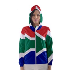 South Africa Flag Women s Hooded Windbreaker